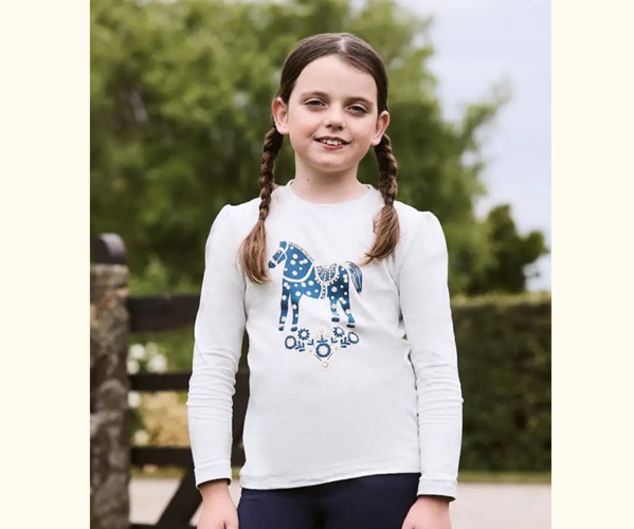 Dublin Kids Poppy Puff Sleeve Tee image 2